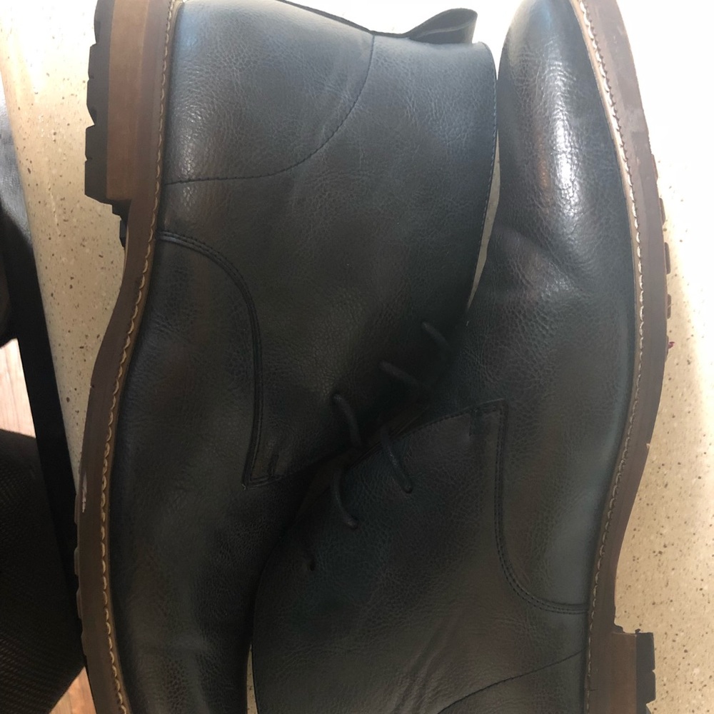 Todd Welsh Navy Blue High Top Dress Shoe